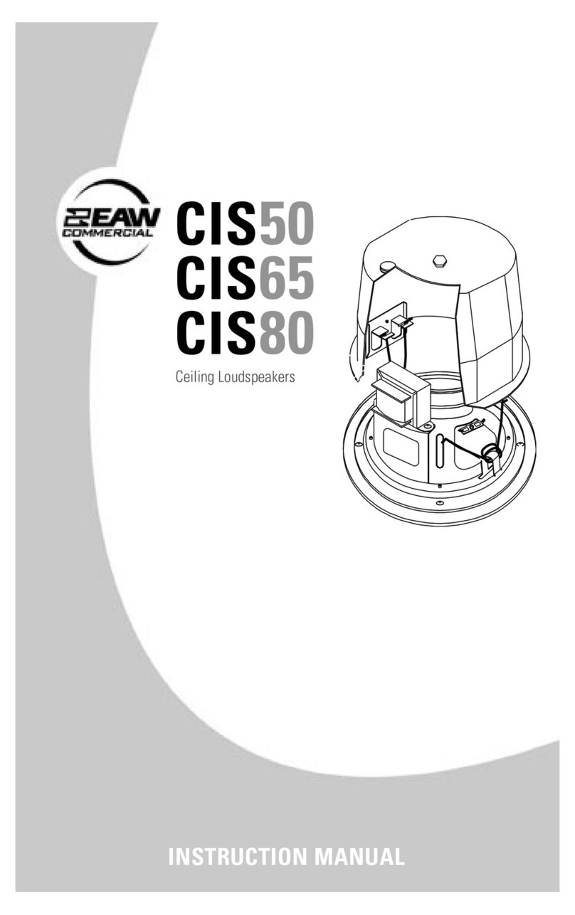 EAW CIS50 instruction manual
