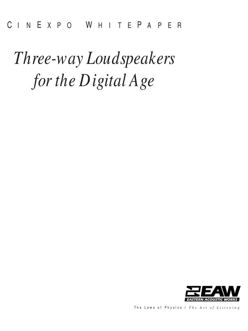 EAW Three-way Loudspeakers White paper