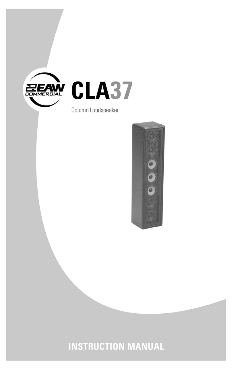 EAW CLA37 instruction manual
