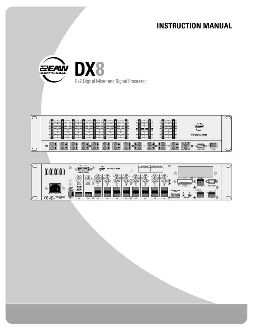 EAW DX8 instruction manual