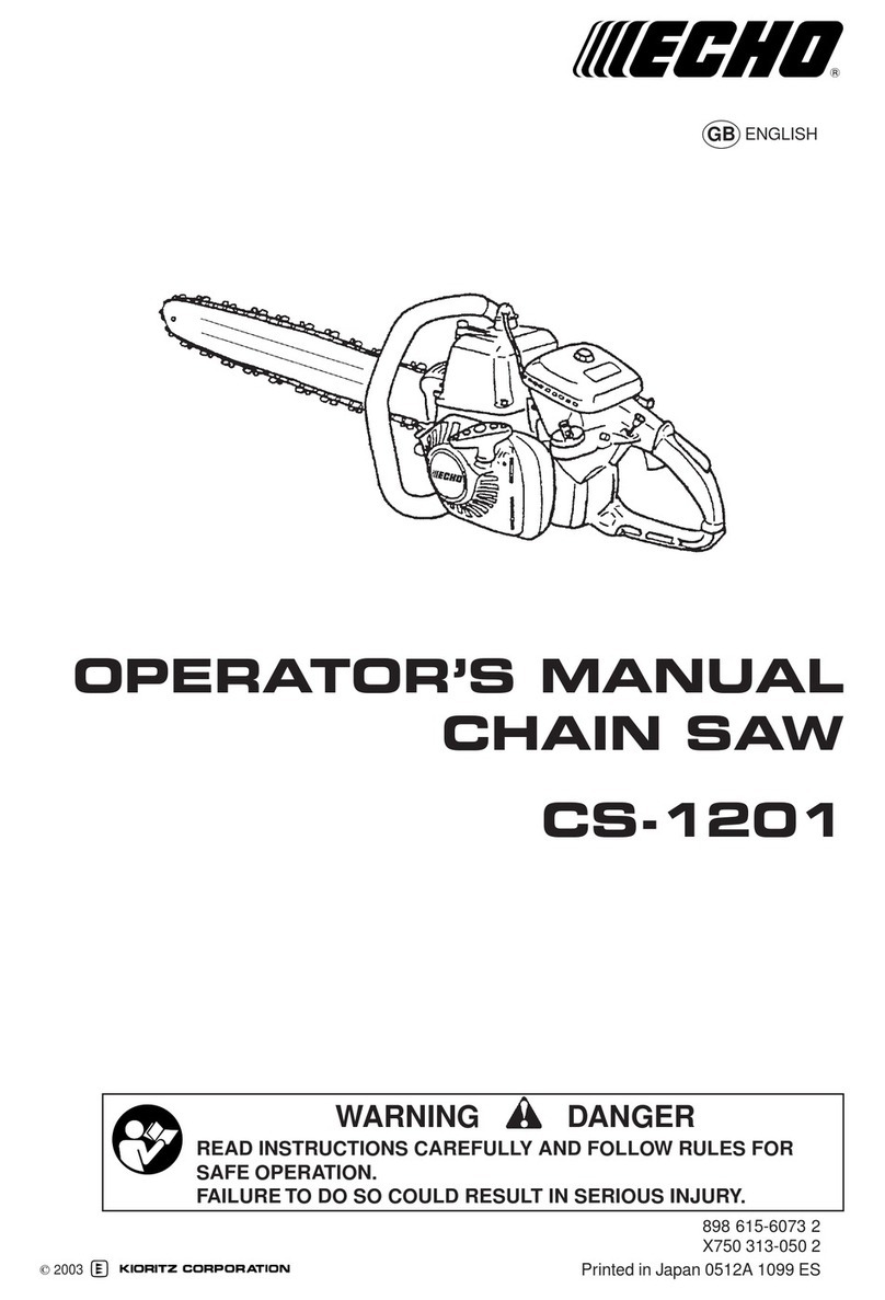 Echo CS-1201 User manual Echo CS-1201 User manual