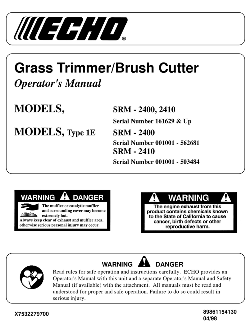 Echo SRM-2400 Operator's manual