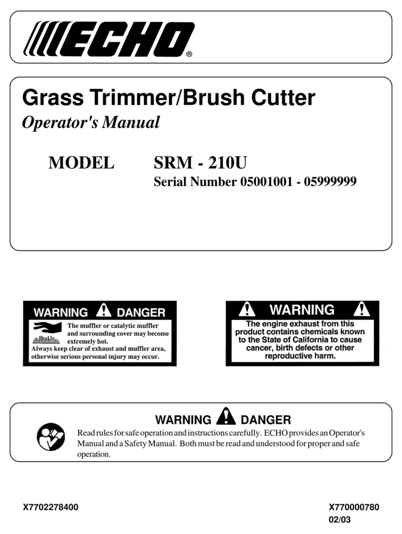 Echo SRM-210U User manual