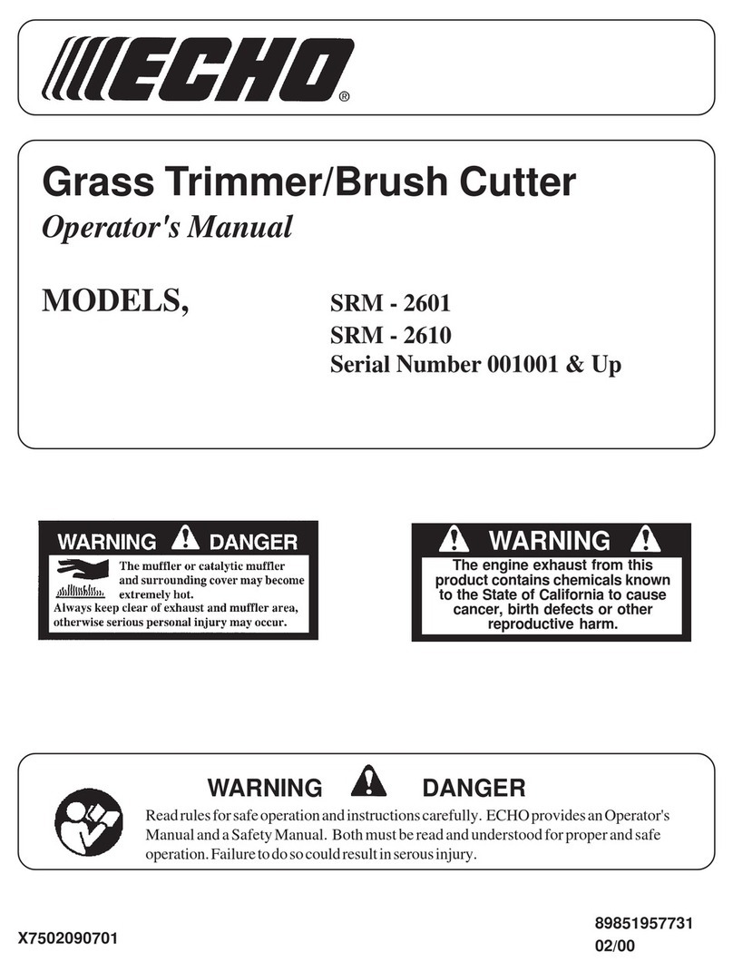 Echo SRM - 2601 User manual