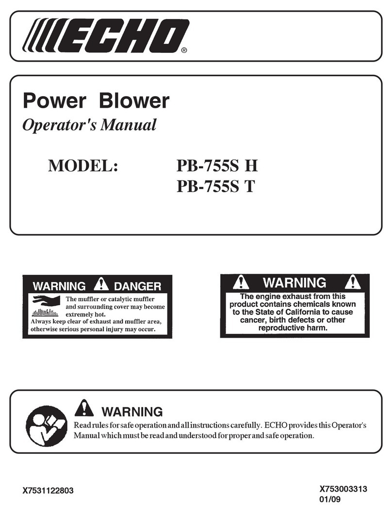 Echo PB-755S H User manual Echo PB-755S H User manual