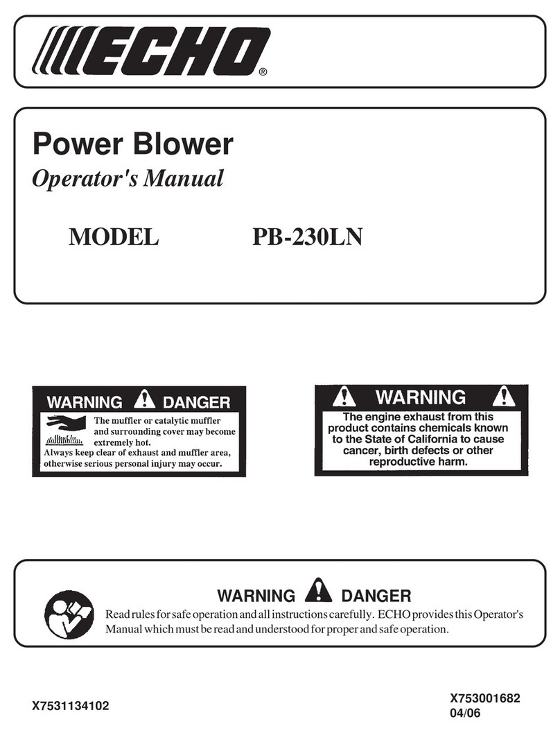 Echo Power Blower PB-230LN User manual