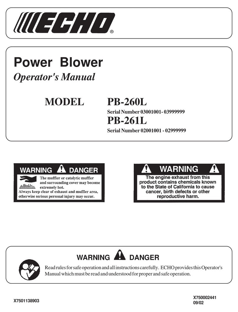Echo PB-261L User manual