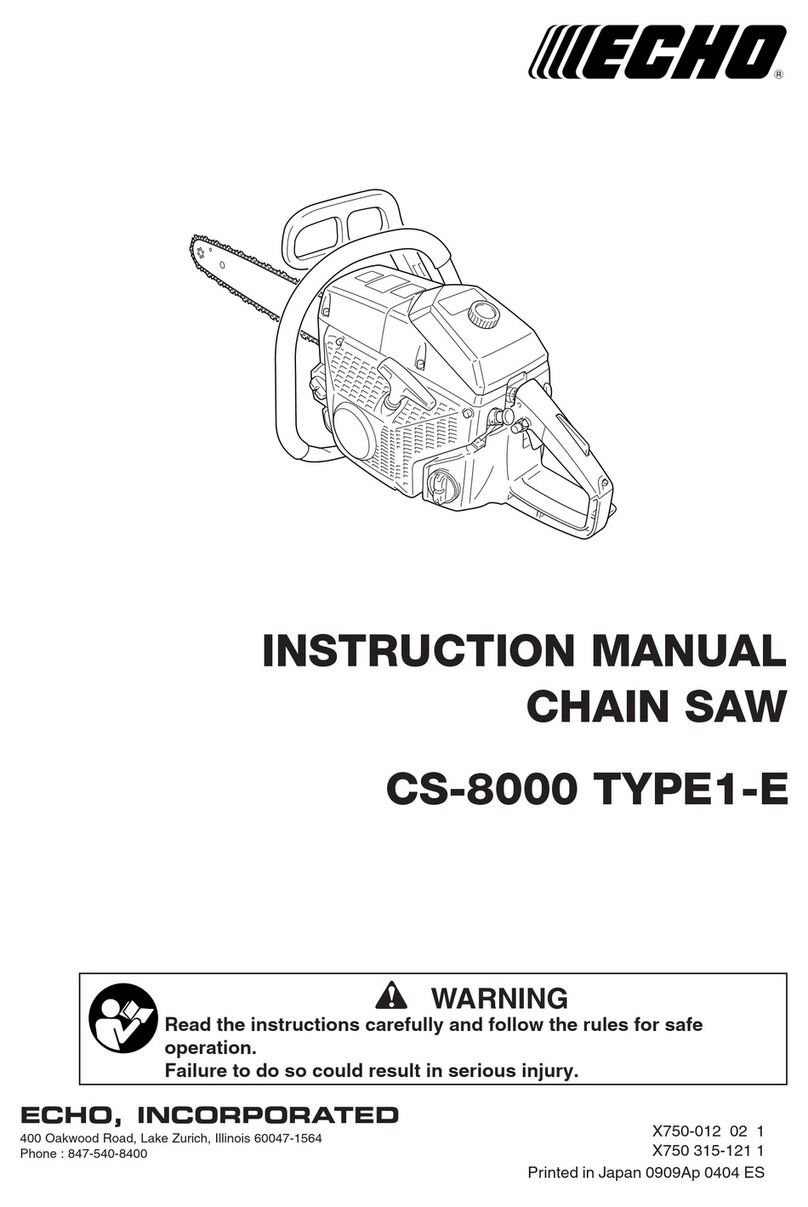 Echo CS-8000 TYPE1-E User manual