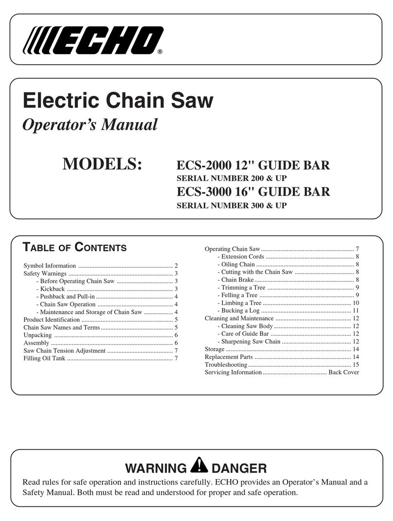 Echo ECS-2000 User manual Echo ECS-2000 User manual