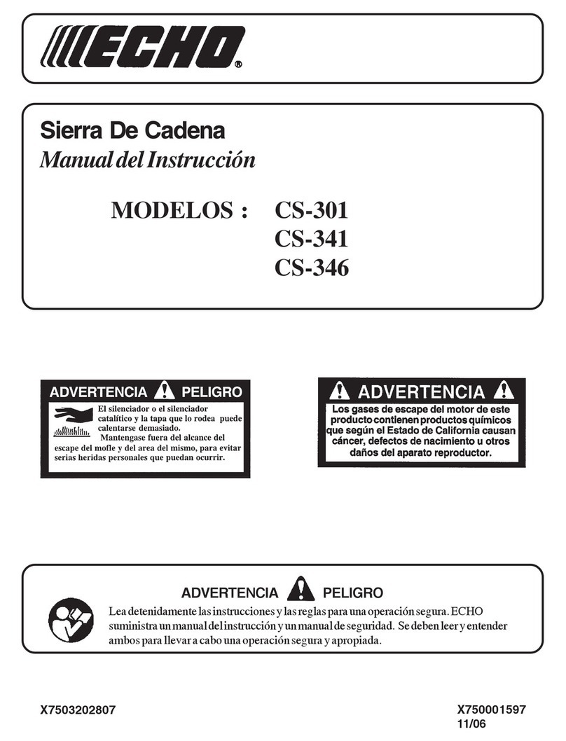 Echo CS-346 User manual