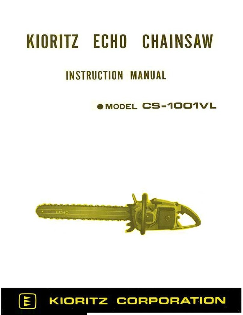 Echo CS-1001VL User manual Echo CS-1001VL User manual