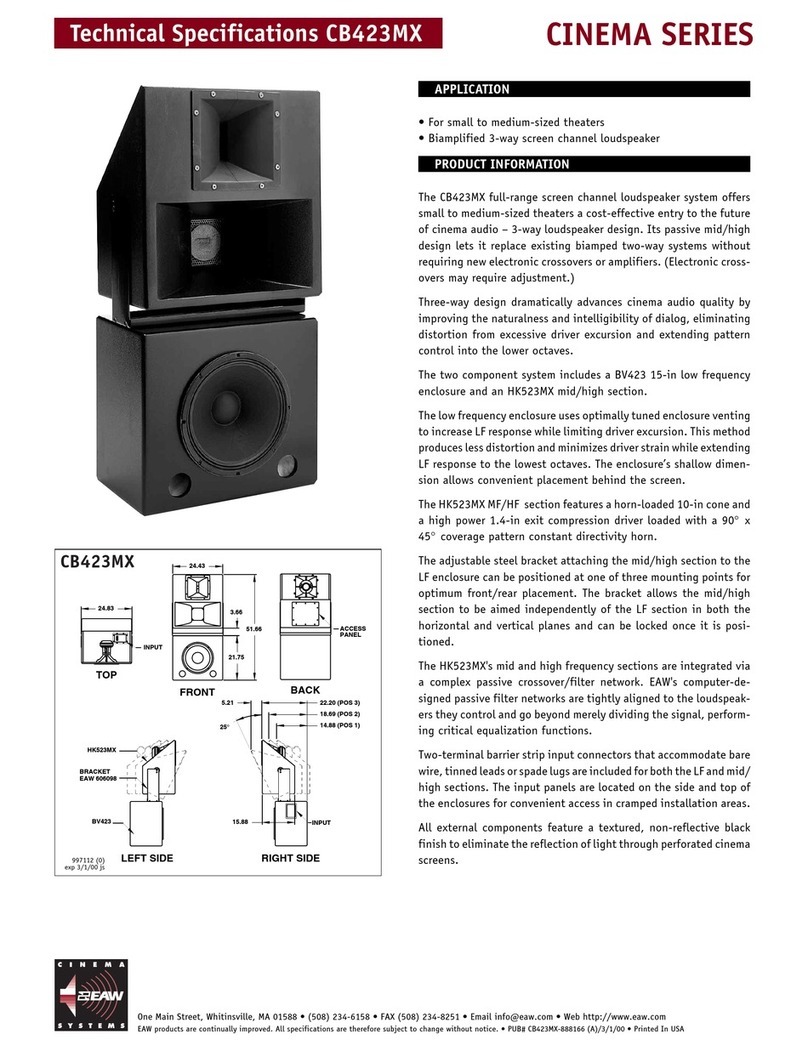EAW CB423MX User manual