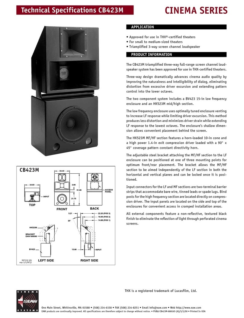 EAW CB423M User manual