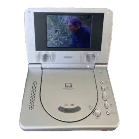 Dynex DX-PD510 - 5" Portable DVD Player owner's manual
