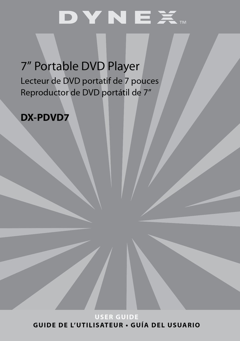 Dynex DX-PDVD7 - DVD Player - 7 User manual