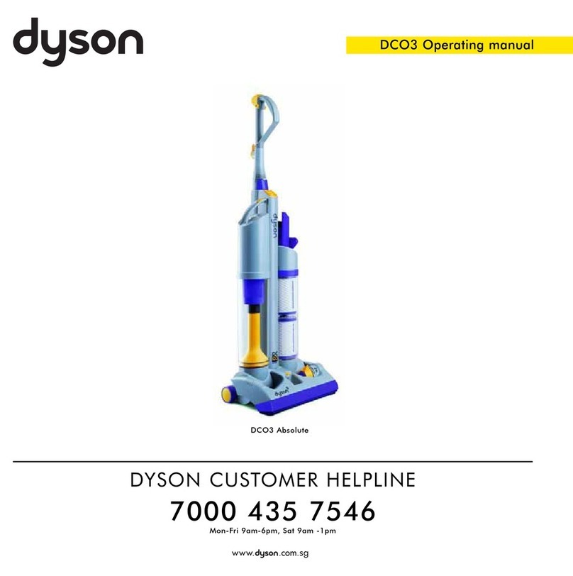 Dyson DCO3 operating manual