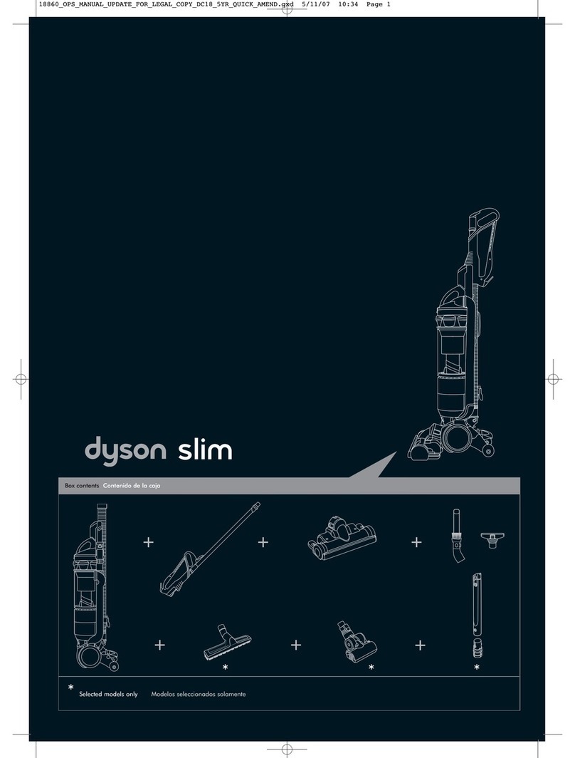 Dyson Slim DC18 owner's manual