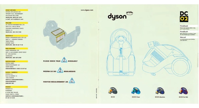 Dyson DC02 user manual