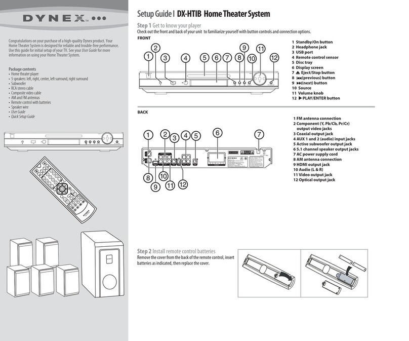 Dynex DX-HTIB User manual