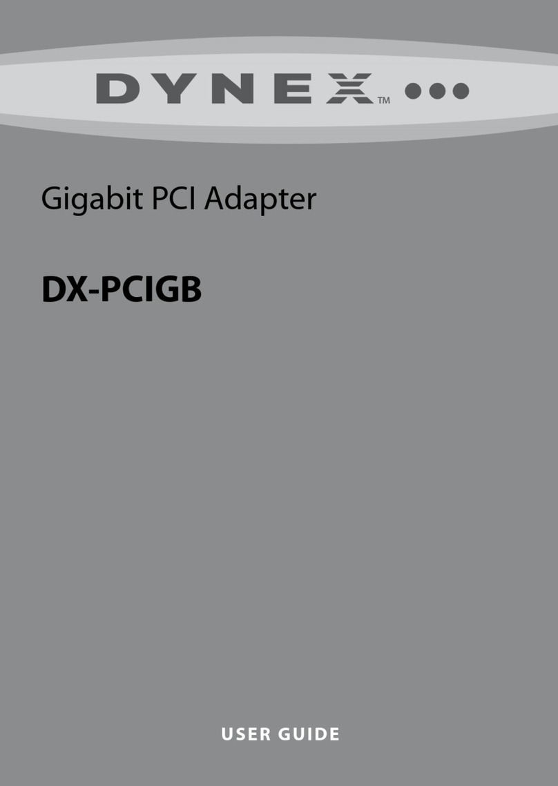 Dynex DX-PCIGB User manual