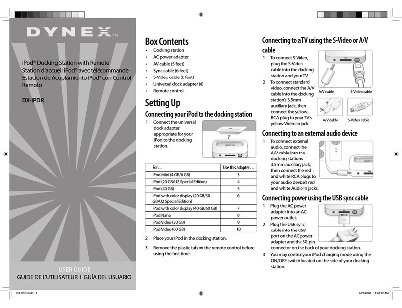 Dynex DX-IPDR User manual