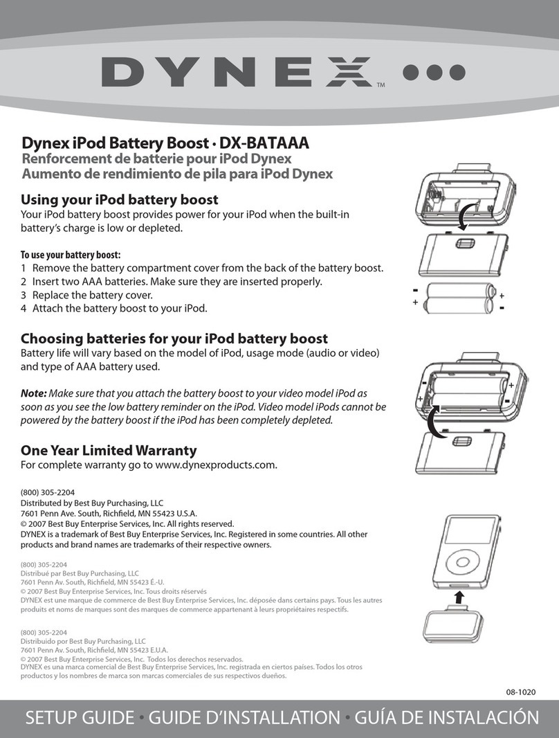 Dynex DX-BATAAA User manual