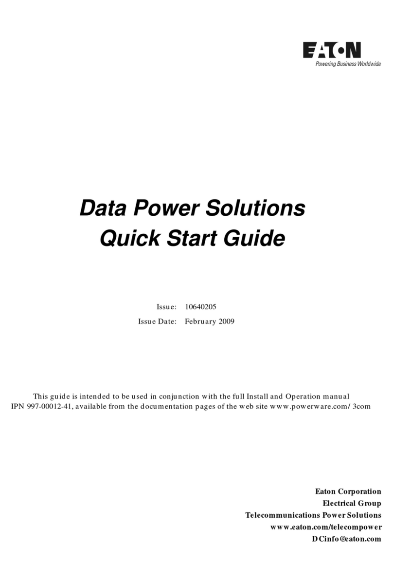 Eaton 10640205 quick start guide