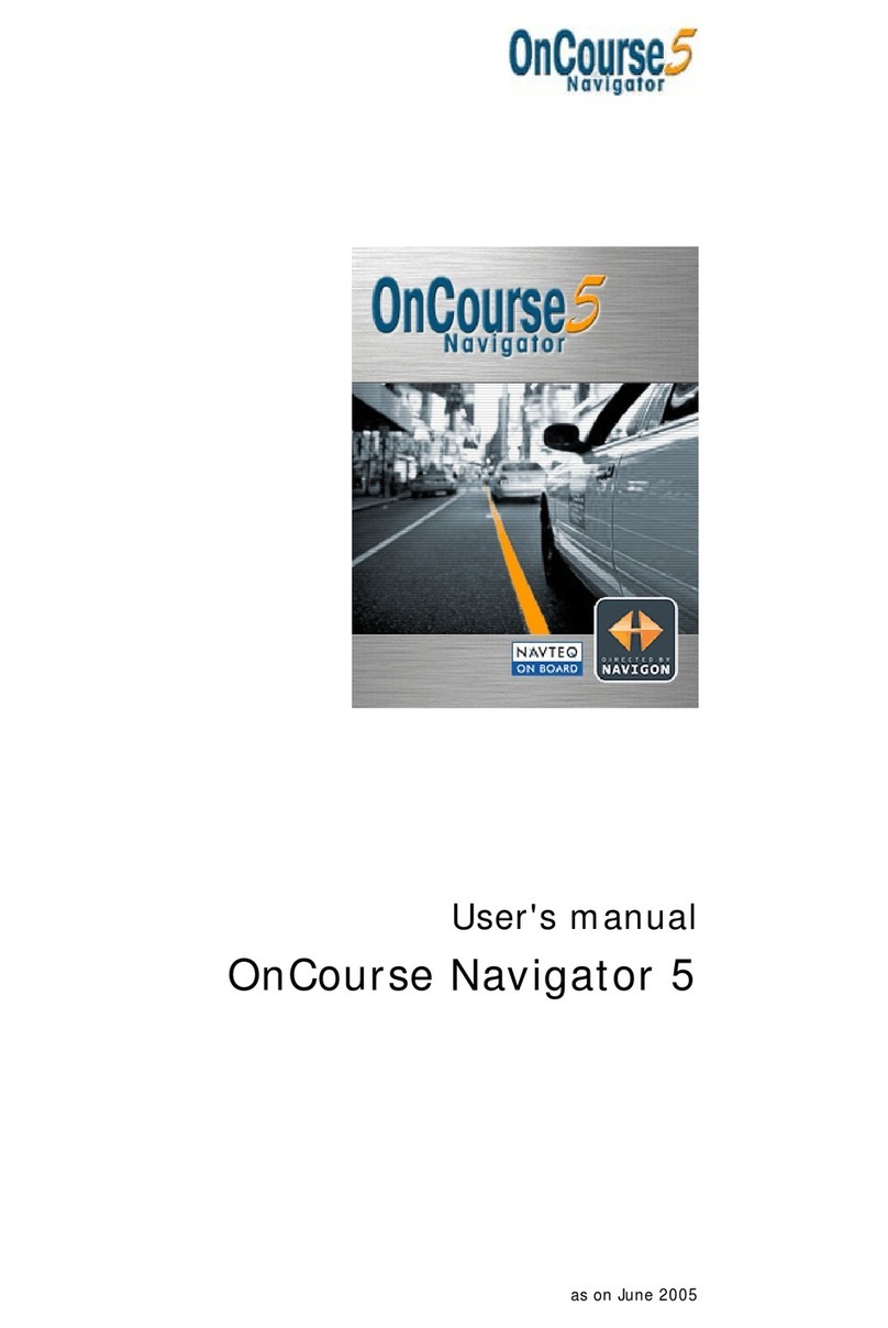 Easy PocketNAV.com OnCourse Navigator 5 user manual
