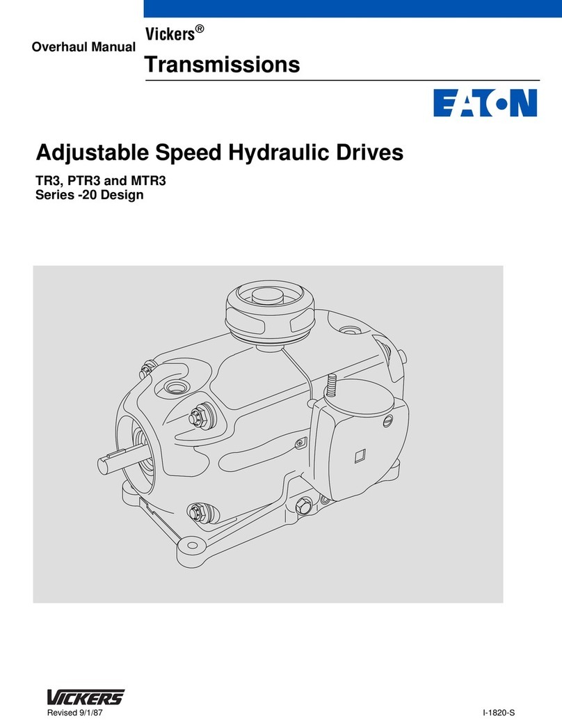 Eaton Vickers MTR3 Overhaul manual