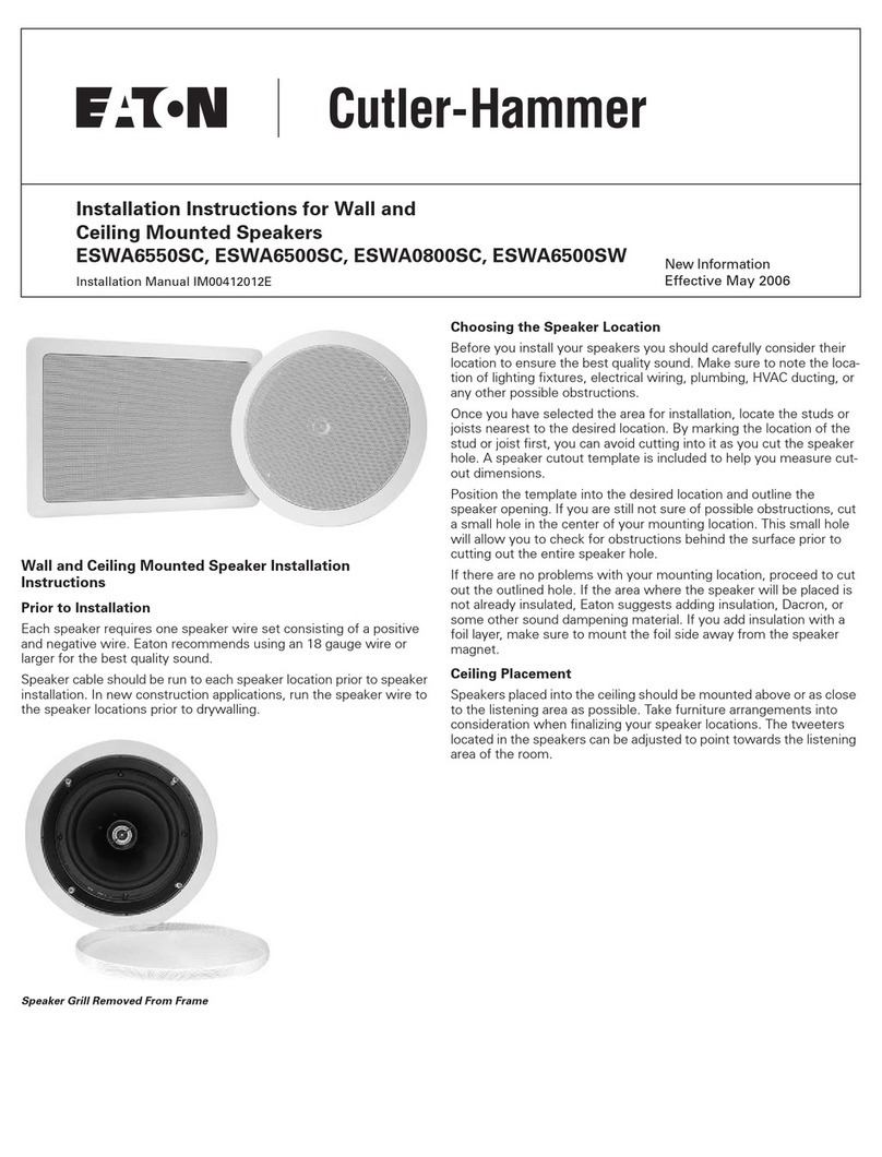 Eaton Cutler-Hammer ESWA0800SC User manual