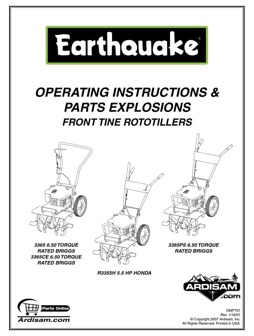 Ardisam ROTOTILLERS operating instructions