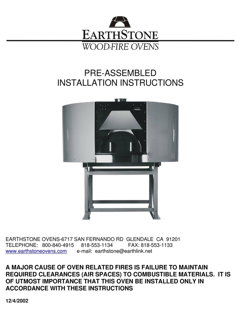 EarthStone woofire oven installation instructions EarthStone woofire oven installation instructions
