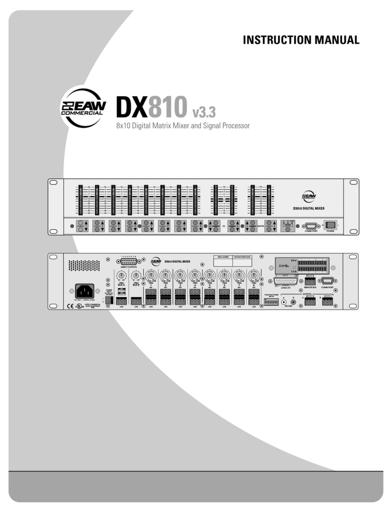 EAW DX810 instruction manual