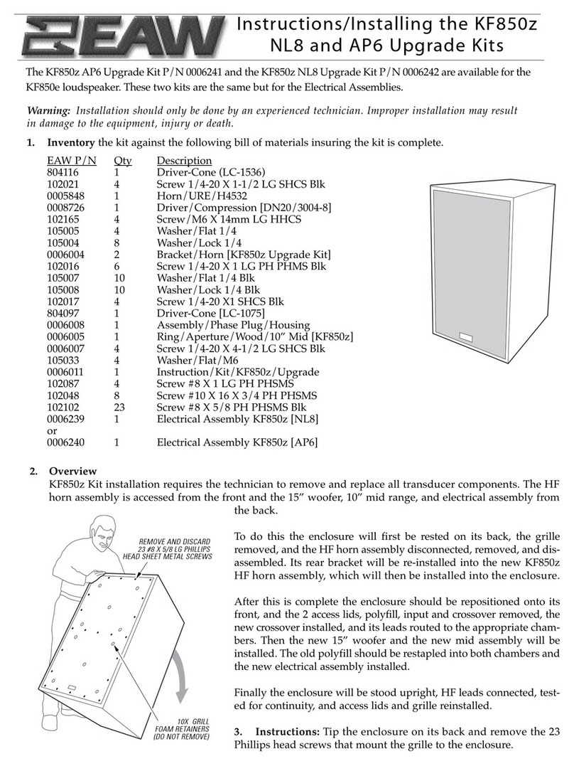 EAW AP6 User manual