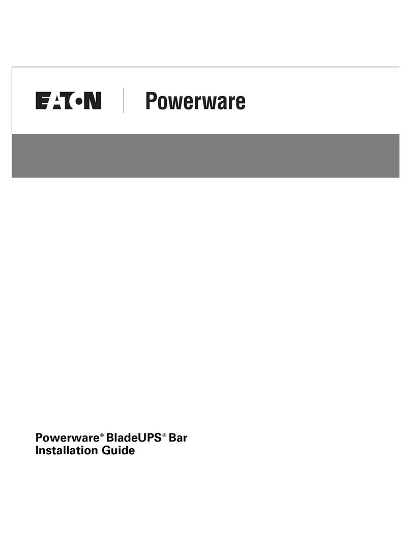 Eaton Powerware BladeUPS Bar User manual