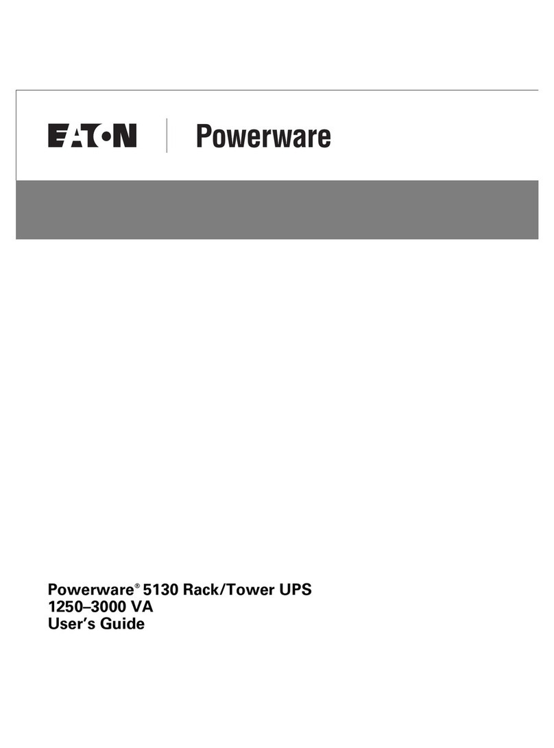 Eaton Powerware 5130 Rack/Tower UPS 1250-3000 VA user guide