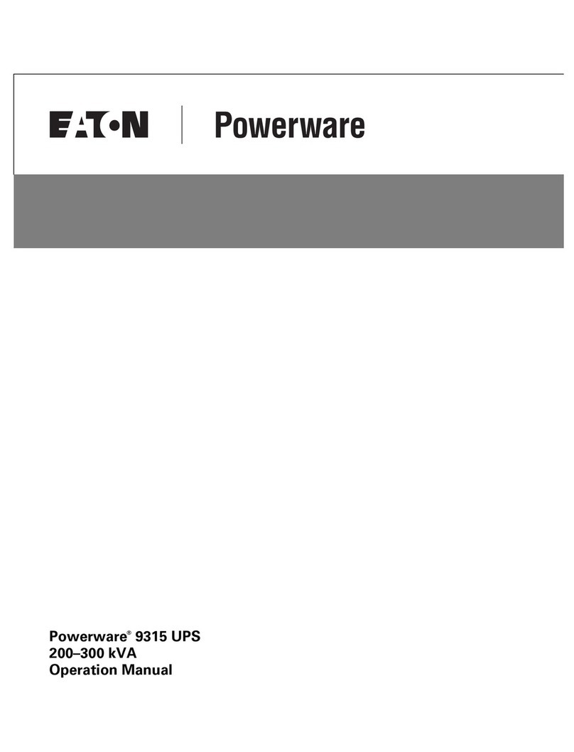 Eaton 9315 User manual