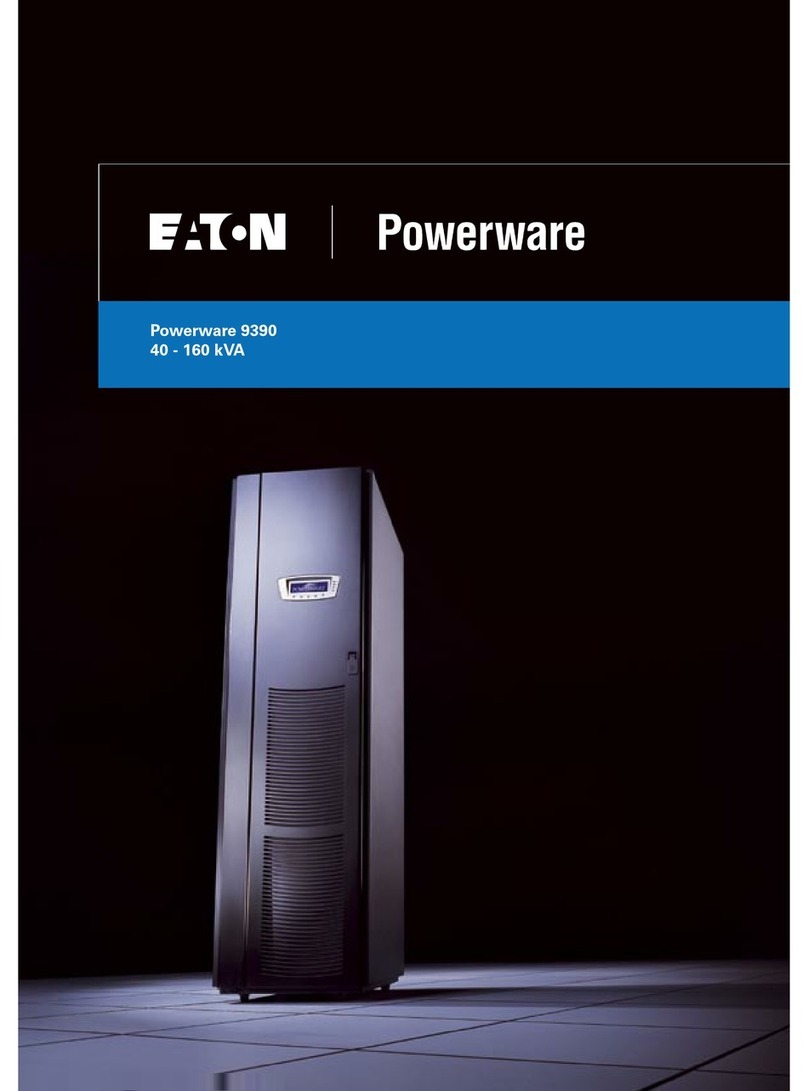 Eaton Powerware 9390 User manual Eaton Powerware 9390 User manual