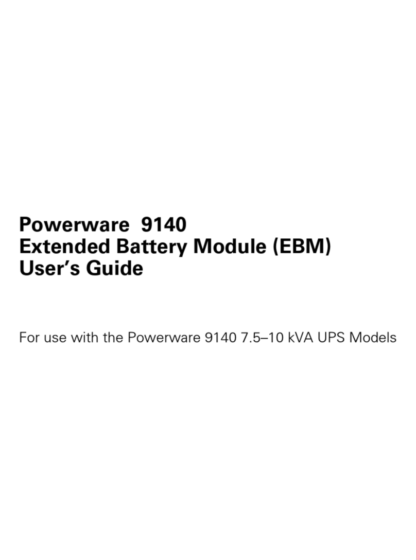 Eaton Extended Battery Module (EBM) 9140 user guide