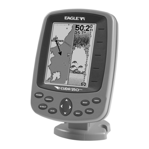 Eagle CUDA 250i S/Map Installation and operation instructions
