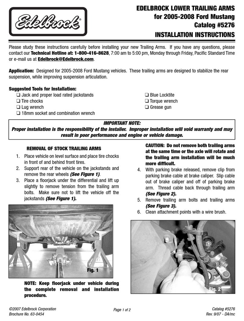 Edelbrock 5276 installation instructions Edelbrock 5276 installation instructions