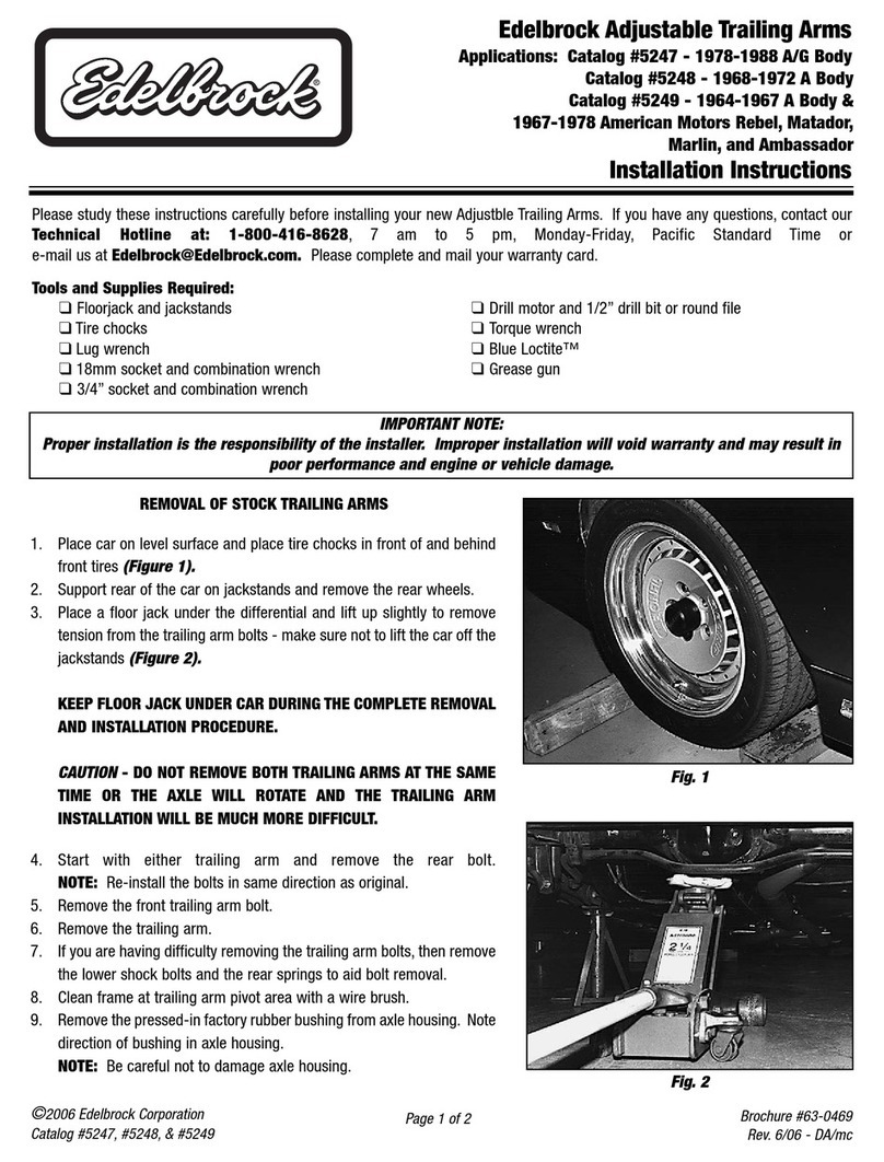 Edelbrock 5247 User manual