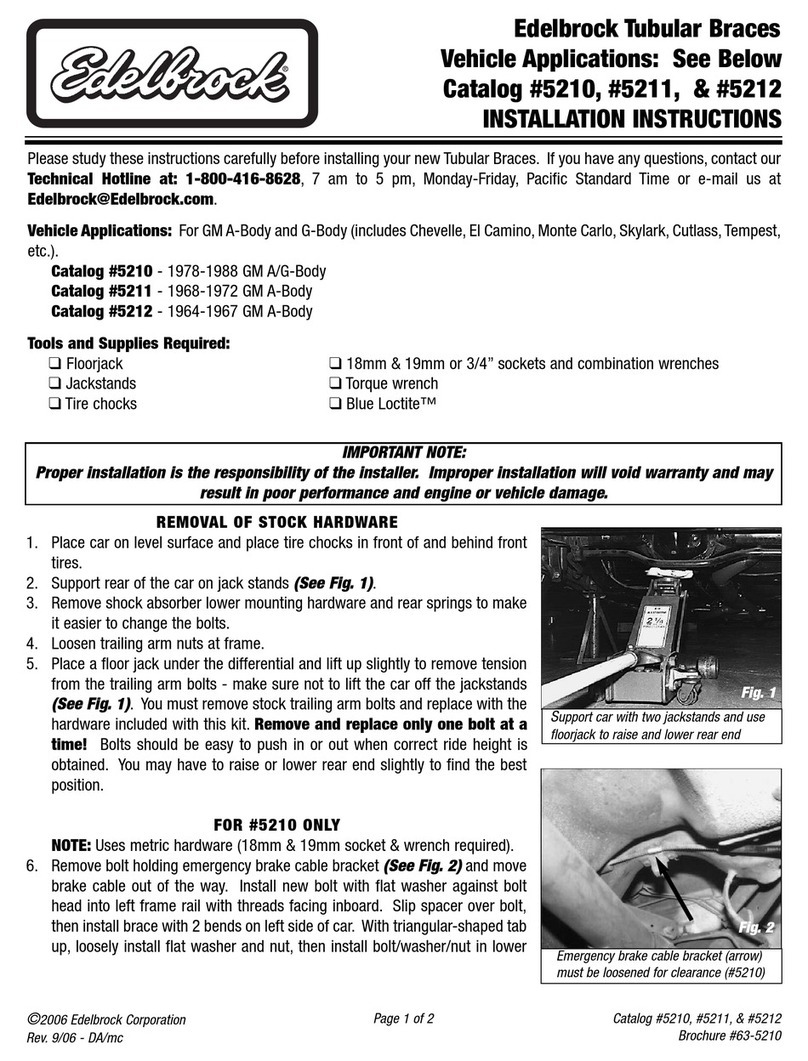 Edelbrock 5210 installation instructions