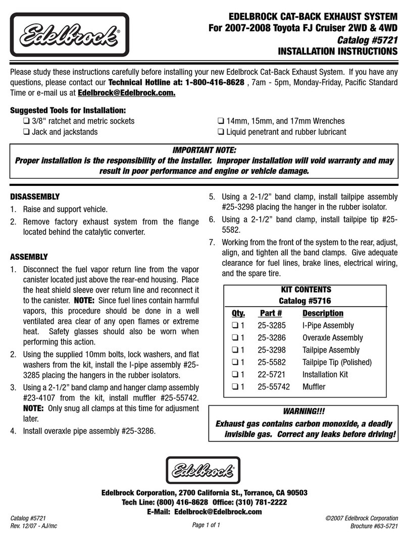 Edelbrock 5721 installation instructions