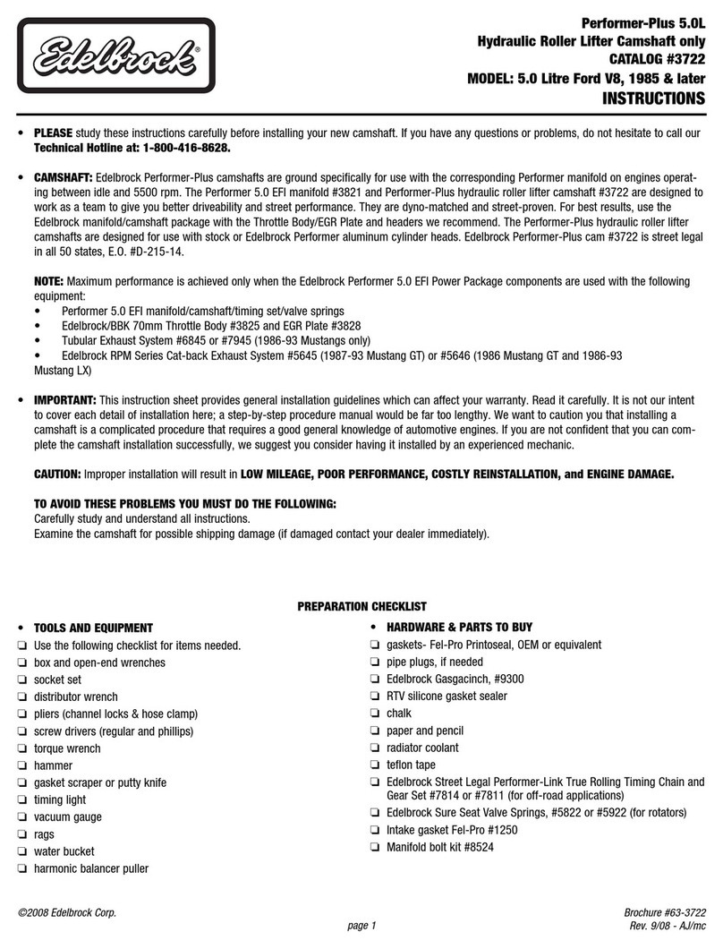 Edelbrock 3722 instructions Edelbrock 3722 instructions