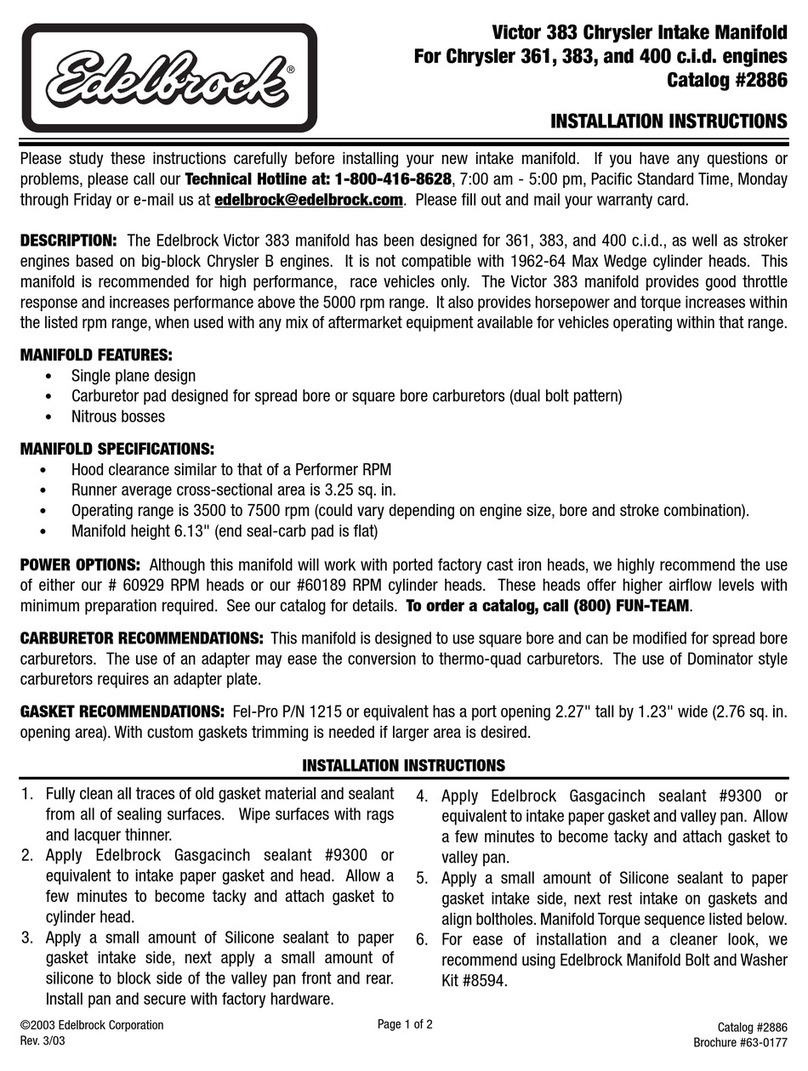 Edelbrock 2886 installation instructions