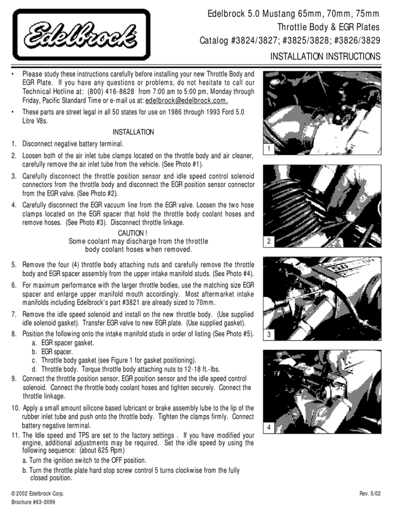 Edelbrock 3824 installation instructions