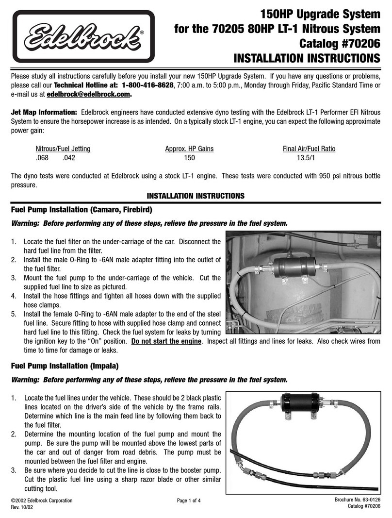 Edelbrock 70206 installation instructions