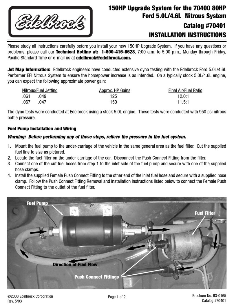 Edelbrock 70401 installation instructions Edelbrock 70401 installation instructions