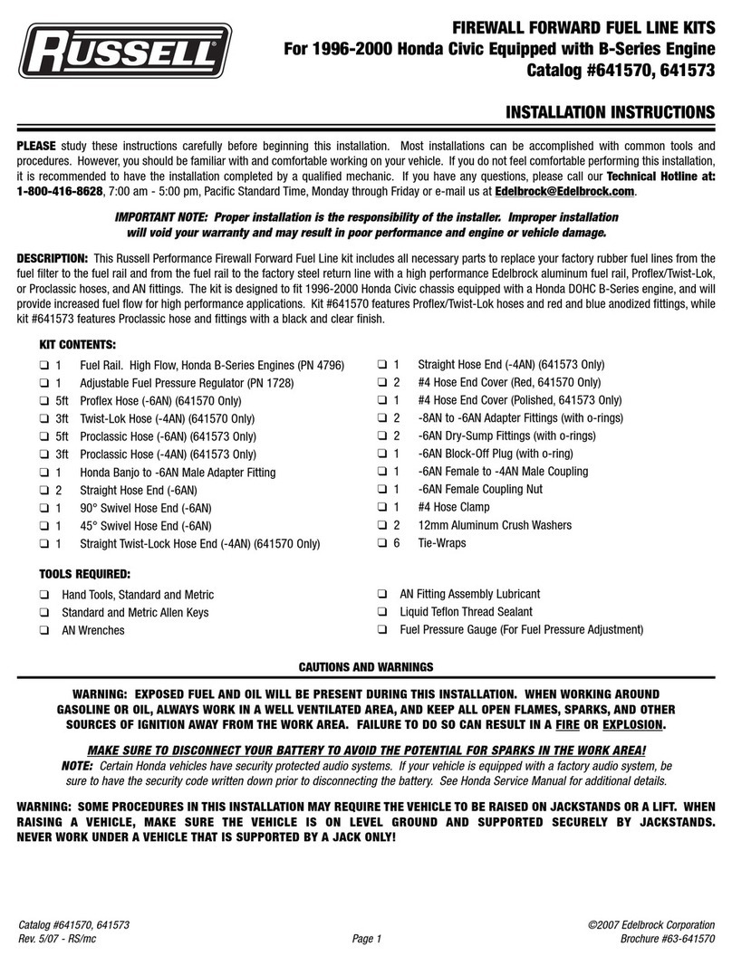 Edelbrock 641570 installation instructions